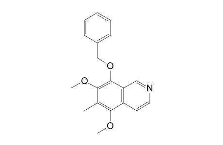 8-Benzyloxy-5,7-dimethoxy-6-methylisoquinoline