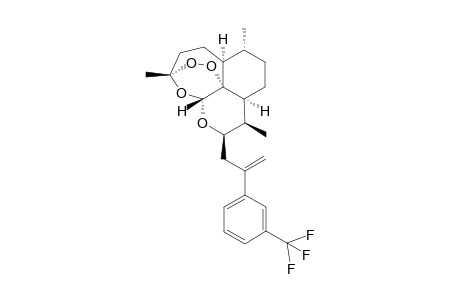 10.beta.-[2-(3-Trifluoromethylphenyl)allyl]deoxoartemisinin