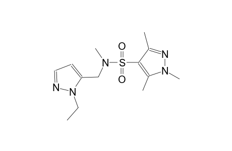 1H-pyrazole-4-sulfonamide, N-[(1-ethyl-1H-pyrazol-5-yl)methyl]-N,1,3,5-tetramethyl-