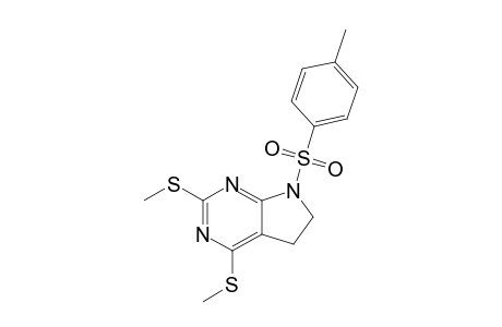 2,4-Bis(methylthio)-7-tosyl-5,6-dihydropyrrolo[2,3-d]pyrimidine