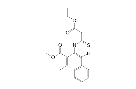 2-(ETHOXYCARBONYLTHIOACETAMIDO)-3-METHOXYCARBONYL-1-PHENYL-PENTA-2,4-DIENE