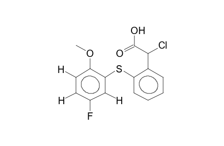 2-CHLORO-2-[2-(5-FLUORO-2-METHOXYPHENYLTHIO)PHENYL]ACETIC ACID