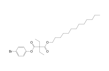 Diethylmalonic acid, 4-bromophenyl tridecyl ester