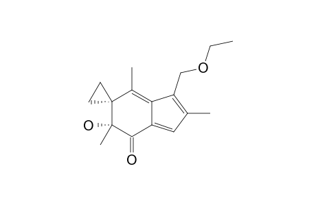 (5'R)-1'-(ethoxymethyl)-5'-hydroxy-2',5',7'-trimethylspiro[cyclopropane-1,6'-indene]-4'-one