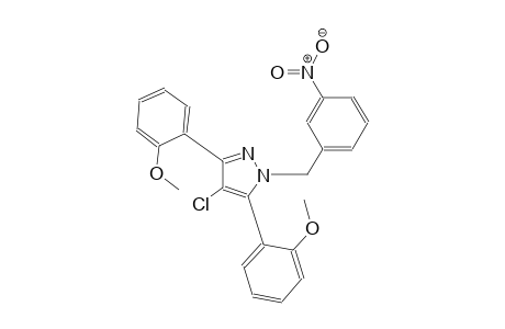 4-chloro-3,5-bis(2-methoxyphenyl)-1-(3-nitrobenzyl)-1H-pyrazole