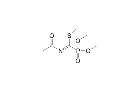 N-Acetyl-O,O-dimethylphosphonothioimidic acid methyl ester