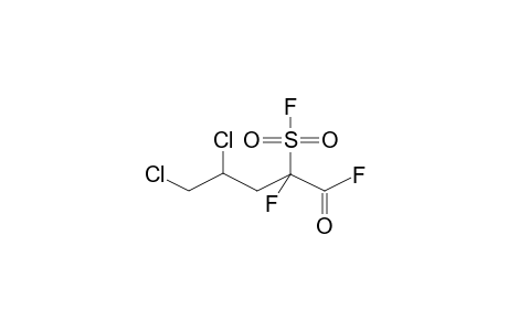 2-FLUOROSULPHONYL-2-FLUORO-4,5-DICHLOROPENTANOYL FLUORIDE