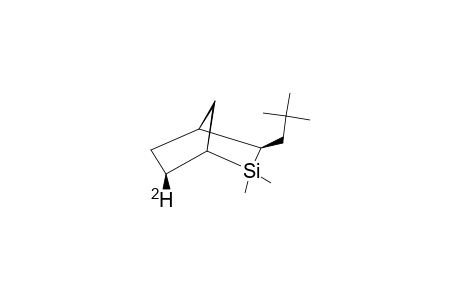 EXO-6-DEUTERO-2,2-DIMETHYL-3-EXO-NEOPENTYL-2-SILABICYCLO-[2.2.1]-HEPTANE