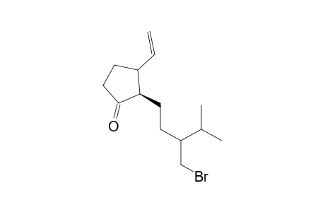 (R)-2-(4'-Bromo-3'-isopropylbutyl)-3-vinylcyclopentanone