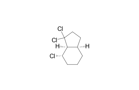 1H-Indene, 1,1,7-trichlorooctahydro-, (3a.alpha.,7.alpha.,7a.alpha.)-