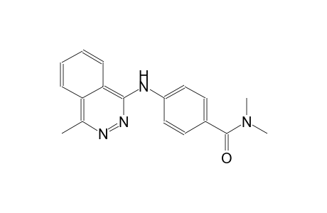 N,N-dimethyl-4-[(4-methyl-1-phthalazinyl)amino]benzamide