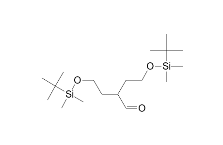 Butanal, 4-[[(1,1-dimethylethyl)dimethylsilyl]oxy]-2-[2-[[(1,1-dimethylethyl)dimethylsilyl]oxy]ethyl]-