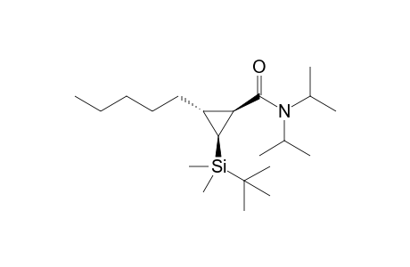 (1S*,2S*,3R*)-2-(tert-Butyldimethylsilyl)-N,N-diisopropyl-3-pentylcyclopropanecarboxamide