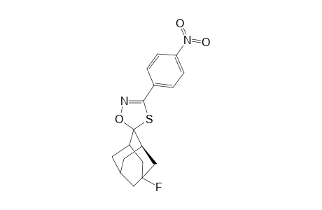 (Z)-5-Fluoro-3'-(4-nitrophenyl)adamantane-2-spiro-5'-(delta.(2)-1',4',2'-oxathiazoline)