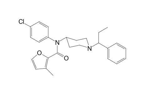 N-4-Chlorophenyl-3-methyl-N-[1-(1-phenylpropyl)piperidin-4-yl]furan-2-carboxamide