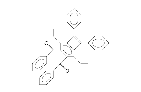 2,5-Diisopropyl-3,4-diphenacyl-7,8-diphenyl-benzocyclobutadiene