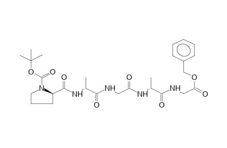 TERT-BUTYLOXYCARBONYL-PROLINE-ALANINE-GLYCINE-ALANINE-GLYCINE-O-BENZYL