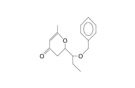 (2S,1'S)-2-(1'-Benzyloxy-propyl)-6-methyl-2,3-dihydro-4H-pyran-4-one
