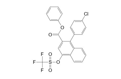 Phenyl 1-(4-Chlorophenyl)-4-(trifluoromethylsulfonyloxy)-2-naphthoate