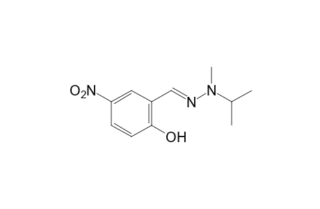 5-nitrosalicylaldehyde, isopropylmethylhydrazone