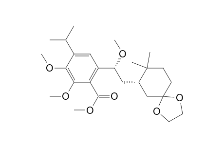 1,4-Dioxaspiro[4.5]decane, benzoic acid deriv.