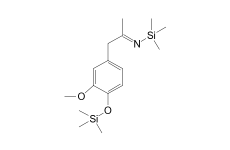 4-Hydroxy-3-methoxyamphetamine-A (-2H) TMS