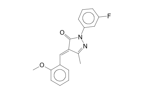 (4E)-2-(3-Fluorophenyl)-4-(2-methoxybenzylidene)-5-methyl-2,4-dihydro-3H-pyrazol-3-one