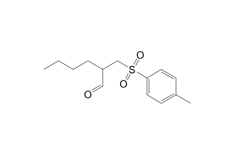 2-(p-tolylsulfonylmethyl)hexanal