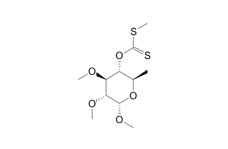METHYL-6-DEOXY-2,3-DI-O-METHYL-4-O-(METHYLTHIO)-THIOCARBONYL-ALPHA-D-GLUCOSIDE
