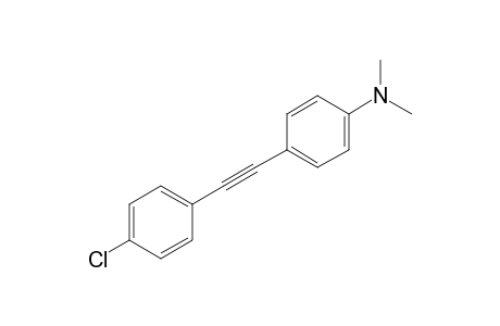 1-(4-Dimethylaminophenyl)-2-(4'-chlorophenyl)acetylene