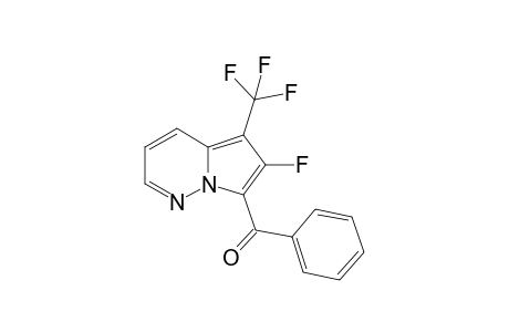 (6-fluoro-5-(trifluoromethyl)pyrrolo[1,2-b]pyridazin-7-yl)(phenyl)methanone