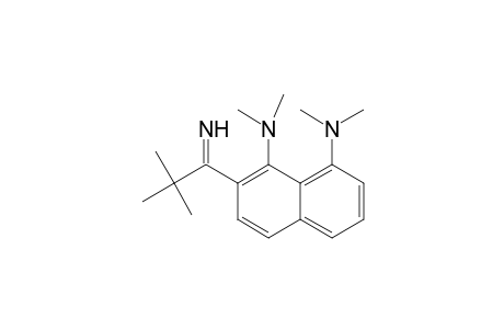 2-(1-Imino-2,2-dimethylpropyl)-N1,N1,N8,N8-tetramethylnaphthalene-1,8-diamine