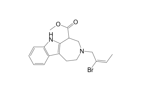 Methyl 3-(2-Bromobut-2-en-1-yl)-1,2,3,4,5,6-hexahydroazepino[4,5-b]indole-5-carboxylate