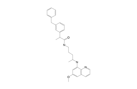 N-[4-(6-METHOXYQUINOLIN-8-YL-AMINO)-PENTYL]-2-(3-BENZYLPHENYL)-PROPANAMIDE
