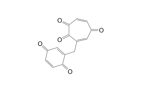 3-((3,6-Dioxo-1,4-cyclohexadienyl)methyl)-para-tropoquinone
