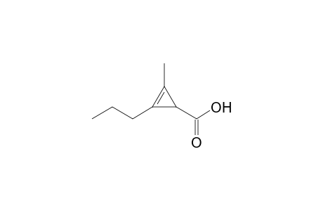 1-Methyl-2-propyl-1(2)-cyclopropene-3-carboxylic acid
