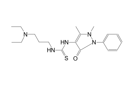 thiourea, N-[3-(diethylamino)propyl]-N'-(2,3-dihydro-1,5-dimethyl-3-oxo-2-phenyl-1H-pyrazol-4-yl)-