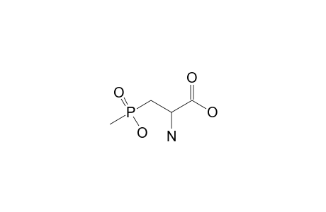 2-amino-3-(hydroxy-methyl-phosphoryl)propionic acid