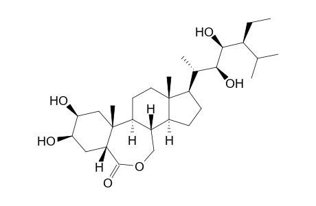 (22S,23S)-2.beta.,3.beta.,22,23-Tetrahydroxy-6,7-seco-5.beta.-stigmastan-6,7-lactone