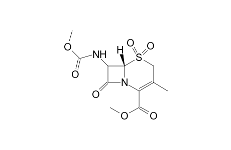 Methyl 7-methoxycarbonylamino-3-methyl-3-cephem-4-carboxylate 1,1-dioxide