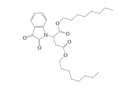 Dioctyl 2-(2,3-dioxoindolin-1-yl)succinate