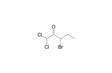 1,1-Dichloro-3-bromopentan-2-one