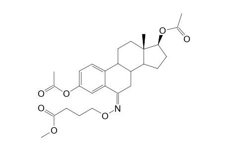 (6E)-6-Oxoestra-1,3,5(10)-triene-3,17.beta.-diyl diacetate - O-3'-(methoxycarbonyl)propyl]oxime
