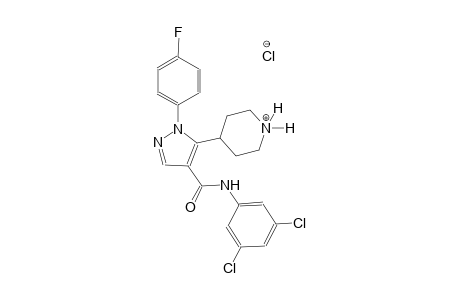 piperidinium, 4-[4-[[(3,5-dichlorophenyl)amino]carbonyl]-1-(4-fluorophenyl)-1H-pyrazol-5-yl]-, chloride