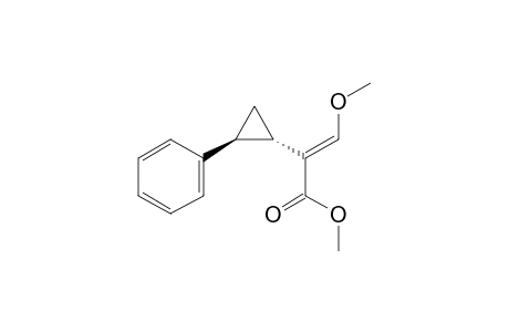 (E)-3-methoxy-2-[(1S,2S)-2-phenylcyclopropyl]acrylic acid methyl ester