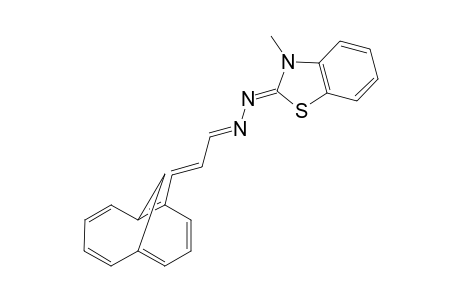 3-(Bicyclo[4.4.1]undeca-1',3',5',7',9'-pentaen-2'-yl)propenal - N-methyl-(benzthiazolone)hydrazone