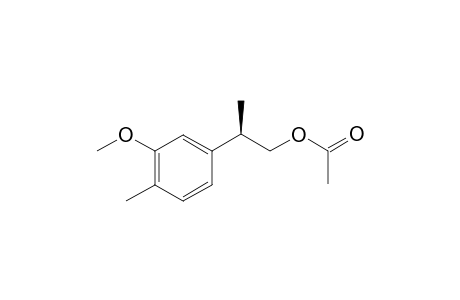 Acetic acid (R)-2-(3-methoxy-4-methyl-phenyl)-propyl ester