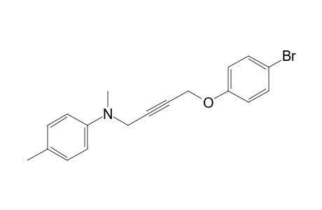 N-[4-(p-bromophenoxy)-2-butynyl]-N-methyl-p-toluidine