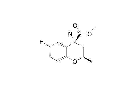 METHYL-(4S)-AMINO-6-FLUORO-(2R)-METHYLCHROMAN-4-CARBOXYLATE