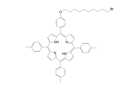 5-[4'-( 10"-Bromodecyloxy)phenyl-]-10",15'-20"-tris(4-methylphenyl)porphyrin